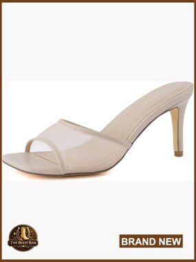 Kitten Heel Sandals with Memory Foam, Slip-On Dress Shoes, Wide Width